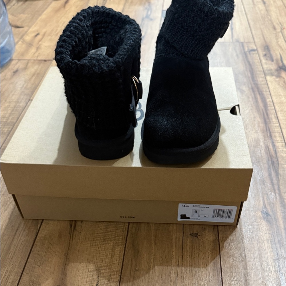 UGG Women’s Black Knit Boots